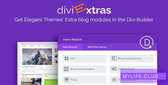 Divi Extras v1.1.7 – Extra Theme Blog Modules Added To Divi Builder