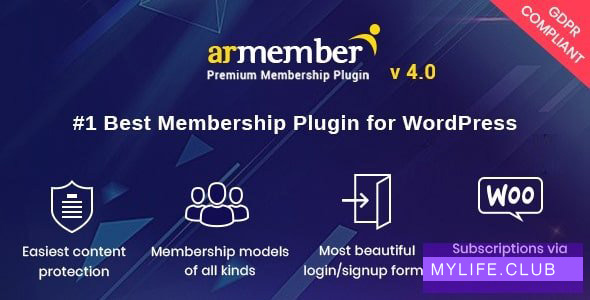 ARMember v4.5 + Addons 【nulled】
