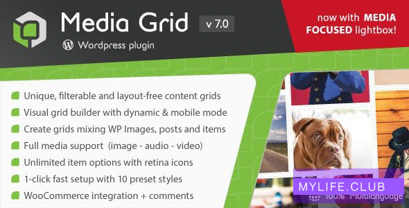 Media Grid v7.0.4 – WordPress Responsive Portfolio