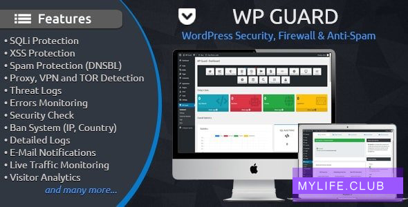 WP Guard v1.6.2 – Security, Firewall & Anti-Spam plugin for WordPress