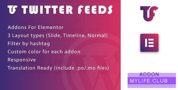 Twitter Feeds for Elementor v1.0 – WordPress Plugin