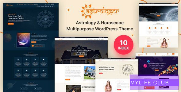 Astrologer v1.0.1 – Horoscope and Astrology WordPress Theme