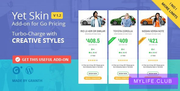 Yet Skin v1.2 – Add-on for Go Pricing