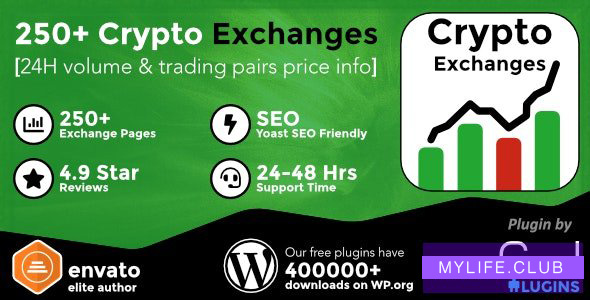 Cryptocurrency Exchanges List Pro v2.1.2 – WordPress Plugin 【nulled】