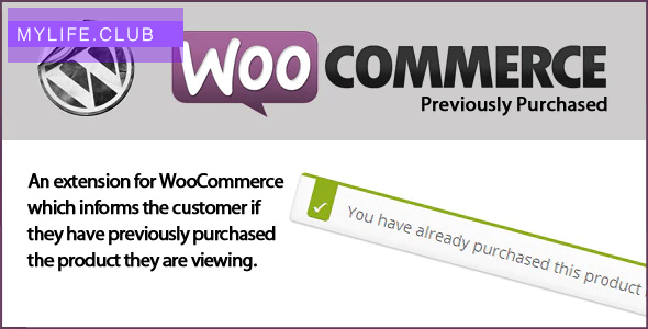 WooCommerce Previously Purchased v1.0