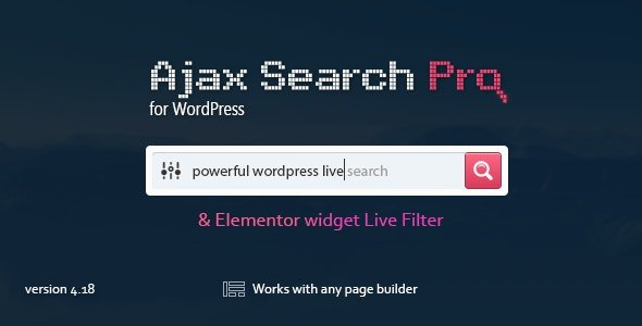 Ajax Search Pro for WordPress v4.21.9