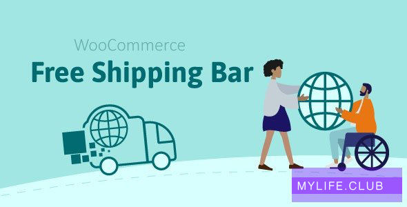 WooCommerce Free Shipping Bar v1.1.13 – Increase Average Order Value