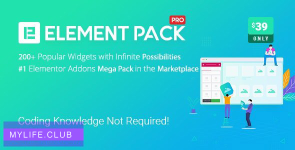 Element Pack v6.0.10 – Addon for Elementor Page Builder WordPress Plugin 【nulled】