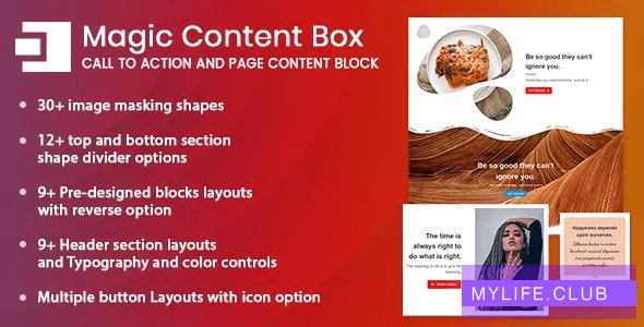 Magic Content Box v1.2.0 – Page Content Builder Gutenberg Block for WordPress