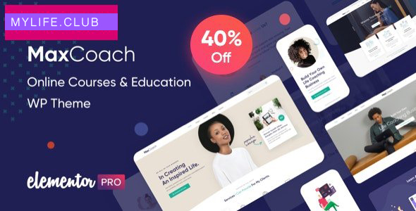 MaxCoach v2.6.1 – Online Courses & Education WP Theme 【nulled】