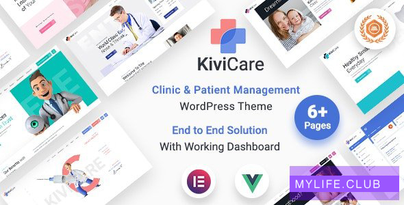 KiviCare v1.4.6 – Medical Clinic & Patient Management WordPress Theme