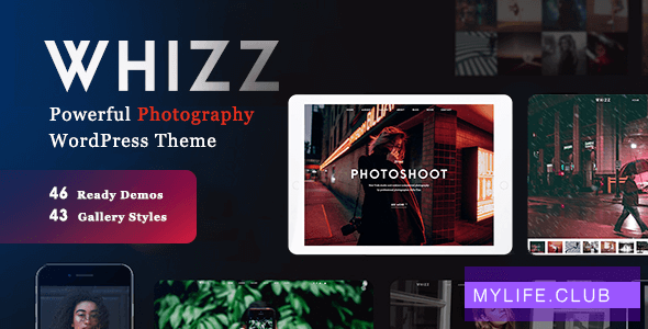 Whizz v2.3.0 – Photography WordPress for Photography 【nulled】