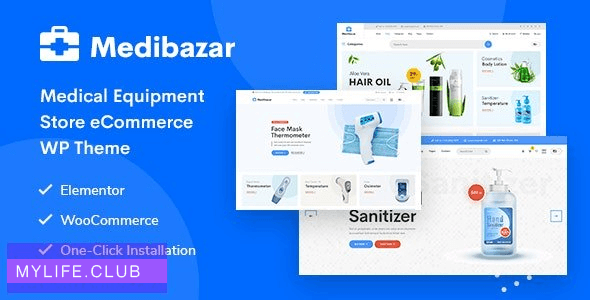 Medibazar v1.7.1 – Medical WooCommerce Theme 【nulled】