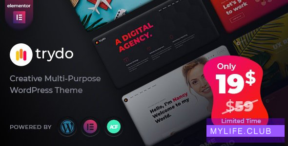 Trydo v1.2.0 – Creative Agency & Portfolio WordPress Theme