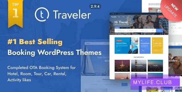 Traveler v3.0.0 – Travel Booking WordPress Theme 【nulled】
