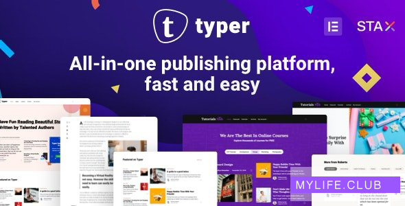 Typer v1.11.0 – Amazing Blog and Multi Author Publishing Theme 【nulled】