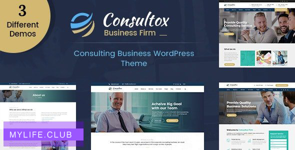Consultox v2.3 – Consulting Business WordPress Theme