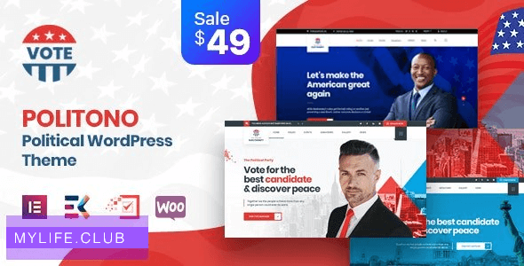 Politono v2.2 – Political Election Campaign WordPress Theme