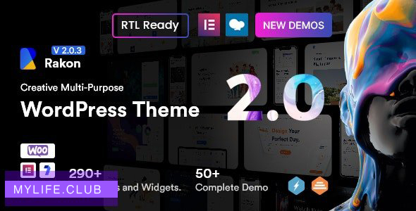 Rakon v2.0.4 – Creative Multi-Purpose WordPress Theme